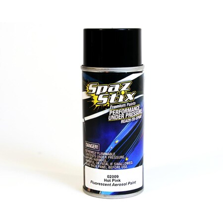Spaz Stix Hot Pink Fluorescent Aerosol Paint - 3.5 oz SZX02009